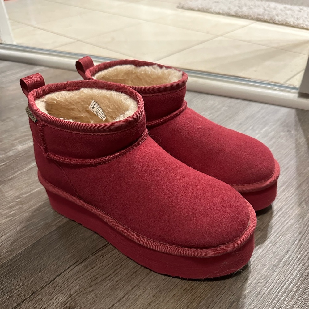 BearPaw Pink Women's Boots